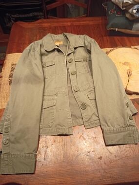 Aeropostale Light Olive Green Casual Jacket